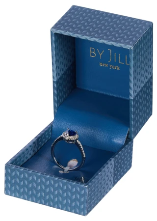 Thumbnail 2: By Jill Silver Tone Heart Shaped CZ Halo Ring 