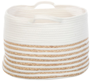Thumbnail 3: . Oval Rope Storage Basket 