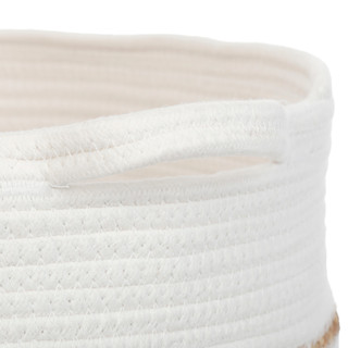 Thumbnail 2: . Oval Rope Storage Basket 