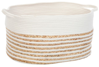 Thumbnail 1: . Oval Rope Storage Basket 
