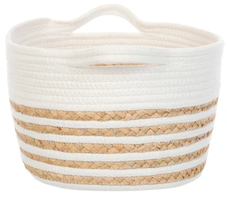 Thumbnail 2: . Oval Rope Storage Basket 