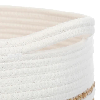 Thumbnail 2: . Oval Rope Storage Basket 