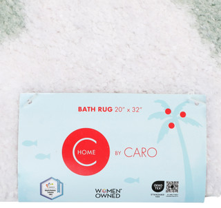 Thumbnail 2: Caro Home 20x32 Christmas Flamingo Bath Rug 