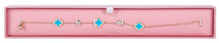 Thumbnail 1: Mulberry & Broome Flash Gold Plated Clover Bracelet 