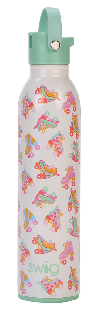 Thumbnail 2: Swig 26 oz Roller Rink Stainless Steel Flip Sip Bottle 