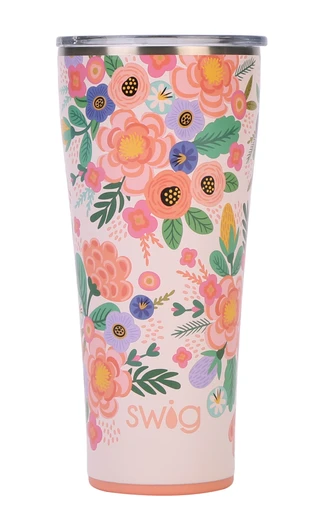 Thumbnail 2: Swig 32 oz Full Bloom Stainless Steel Tumbler 