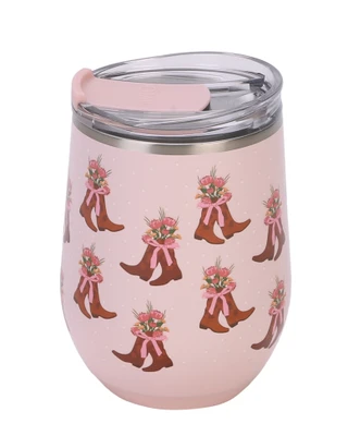 Thumbnail 1: Swig 12 oz Cowgirl Coquette Stainless Steel Wine Cup 