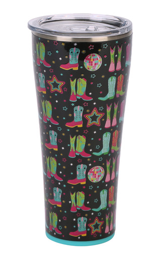 Thumbnail 1: Swig 32 oz Disco Cowgirl Stainless Steel Tumbler 