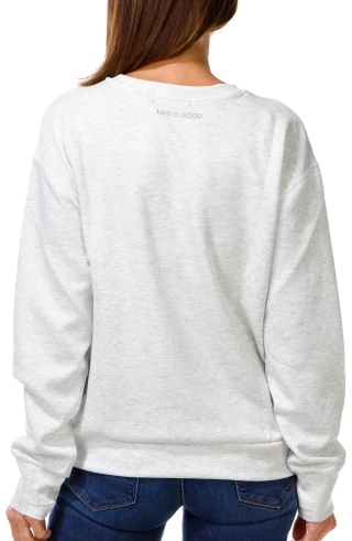 Thumbnail 3: Life is Good Women's Long Sleeve Christmas Favorites Graphic Sweatshirt 