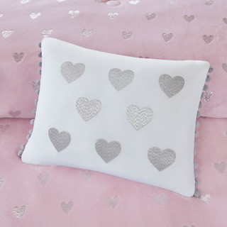 Thumbnail 15: Mi Zone Mi Zone Rosalie Metallic Printed Plush Comforter Set 