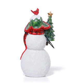 Thumbnail 2: Magical Season 5x4x12 Christmas Snowman w/ Cardinals Accent 