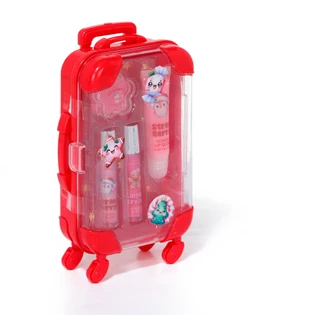 Thumbnail 2: VOTUM 4 Pc Christmas Lip Gloss Set In Mini Luggage  