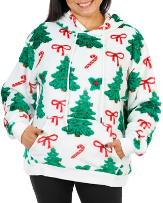 Thumbnail 1: Magical Season Women's Soft & Cozy Christmas Print Hoodie 