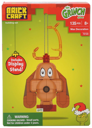 Thumbnail 1: THE GRINCH 135 Pc Max Christmas Decoration Brick Building Kit 