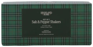 Thumbnail 2: Highland Home Christmas Highland Cows with Scarves Salt & Pepper Shakers 