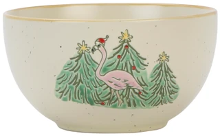 Thumbnail 2: Spectrum 6 in Christmas Flamingos Bowl 