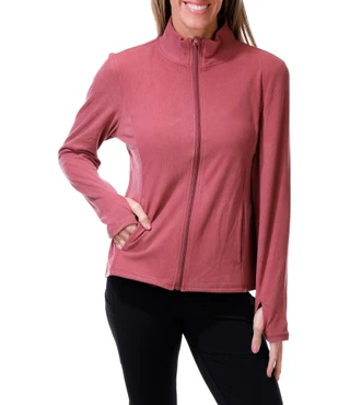 Thumbnail 1: LAUNDRY BY SHELLI SEGAL Women's Active Long Sleeve Full Zip Performance Jacket 