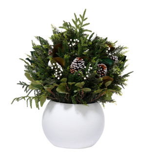 Thumbnail 1: Da Direct 30-Inch Mixed Greenery Berry Arrangement 