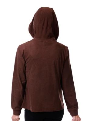Thumbnail 2: LAUNDRY BY SHELLI SEGAL Women's Active Long Sleeve Fleece Lined Zip Up Hoodie 