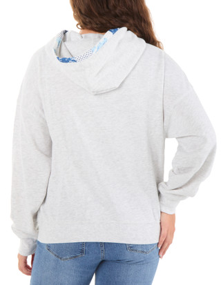 Thumbnail 2: April Kiss Juniors' Newport Lobsters Embroidered Fleece Hoodie 