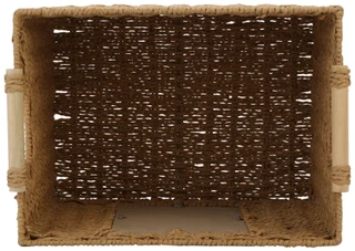 Thumbnail 2: PHOENIX 15 in  Christmas Deck the Palms Woven Storage Basket 