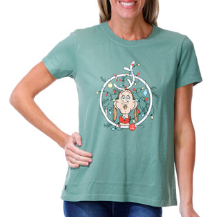 Thumbnail 1: Life is Good Women's Short Sleeve Christmas Dr. Seuss Graphic Tee  