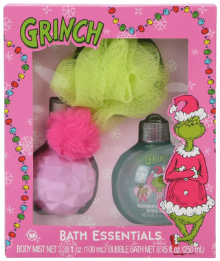 Thumbnail 1: THE GRINCH Christmas Santa Grinch Bubble Bath Essentials Gift Set 
