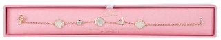Thumbnail 1: Mulberry & Broome Gold Plated Clover Bracelet 
