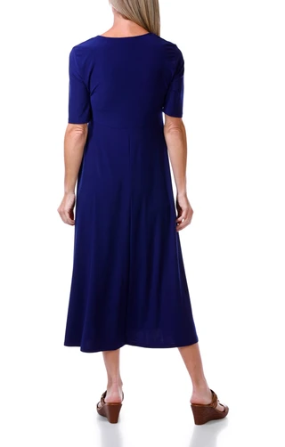 Thumbnail 2: MSK Women's Button Front Midi Dress 