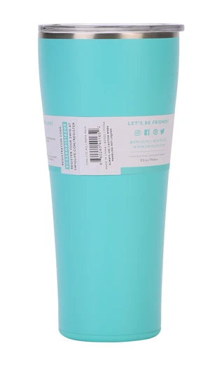 Thumbnail 2: Swig 32 oz Insulated Stainless Steel Tumbler w/ Lid  