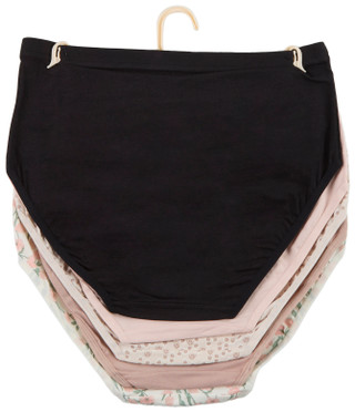 Thumbnail 2: ANNE KLEIN Women's 5 Pk Cotton Brief Panties 