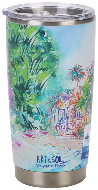 Thumbnail 1: ART & SOL Key West Cottages Tumbler 