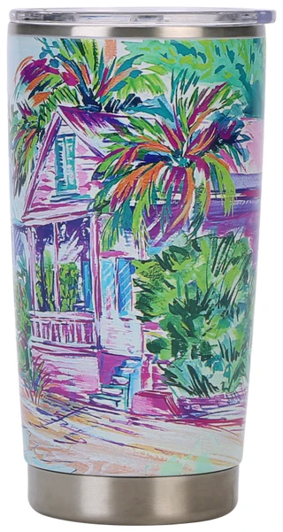 Thumbnail 2: ART & SOL Key West Cottages Tumbler 