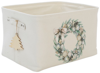 Thumbnail 1: PHOENIX 16.5 in Christmas Storage Basket  