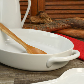Thumbnail 4: BIA Cordon Bleu, Inc. Taos Porcelain Oval Baker Dish with Handles 