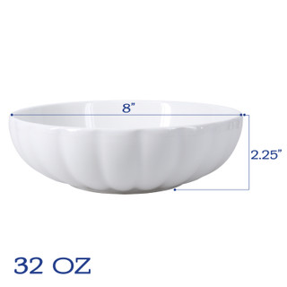 Thumbnail 2: BIA Cordon Bleu, Inc. Petal Porcelain 4 Pc.  Dinner Bowl Set 