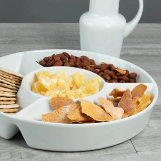 Thumbnail 4: BIA Cordon Bleu, Inc. Everyday Round Chip n' Dip Platter 