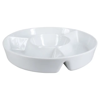 Thumbnail 1: BIA Cordon Bleu, Inc. Everyday Round Chip n' Dip Platter 
