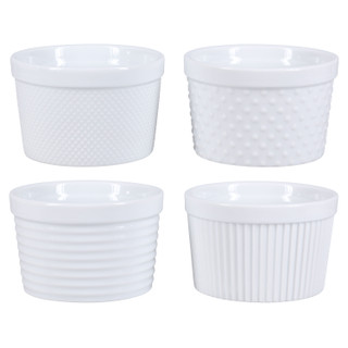 Thumbnail 5: BIA Cordon Bleu, Inc. Textured 12 Pc. Porcelain Ramekin Assorted Set 
