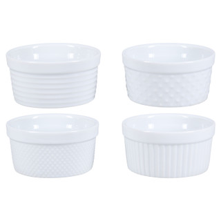 Thumbnail 8: BIA Cordon Bleu, Inc. Textured 12 Pc. Porcelain Ramekin Assorted Set 