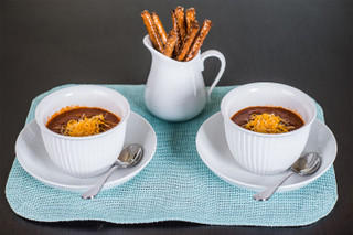 Thumbnail 2: BIA Cordon Bleu, Inc. Porcelain Ribbed 4 Pc. Custard Cup Set 