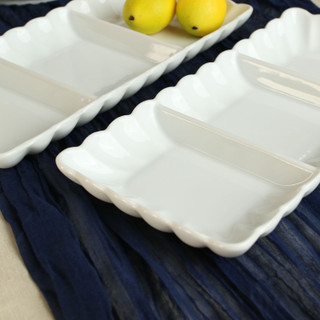 Thumbnail 3: BIA Cordon Bleu, Inc. Petal 2 Pc. Divided Serving Dish Set 