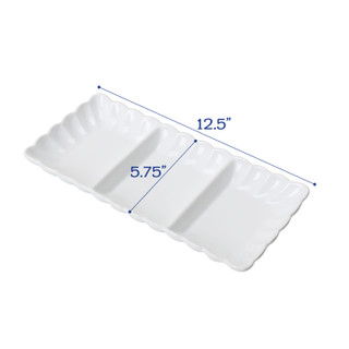 Thumbnail 6: BIA Cordon Bleu, Inc. Petal 2 Pc. Divided Serving Dish Set 