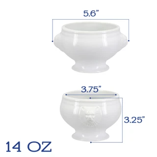 Thumbnail 2: BIA Cordon Bleu, Inc. Lion's Head 4 Pc. Soup Bowl Set 