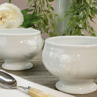 Thumbnail 4: BIA Cordon Bleu, Inc. Lion's Head 4 Pc. Soup Bowl Set 
