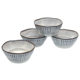 Thumbnail 1: BIA Cordon Bleu, Inc. Stoneware Colonnade 4 Pc. Fruit Bowl Set 