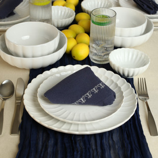 Thumbnail 3: BIA Cordon Bleu, Inc. Petal 4 Pc. Dinner Plate Set 