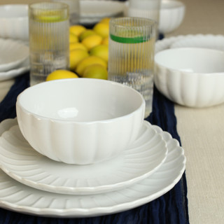 Thumbnail 7: BIA Cordon Bleu, Inc. Petal 4 Pc. Dinner Plate Set 