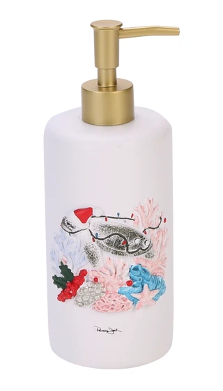 Thumbnail 1: Panama Jack Decorative Coastal Christmas Soap Dispenser 