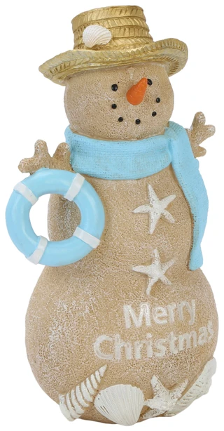 Thumbnail 1: Magical Season 12 in Christmas Coastal Snowman Home Accent 